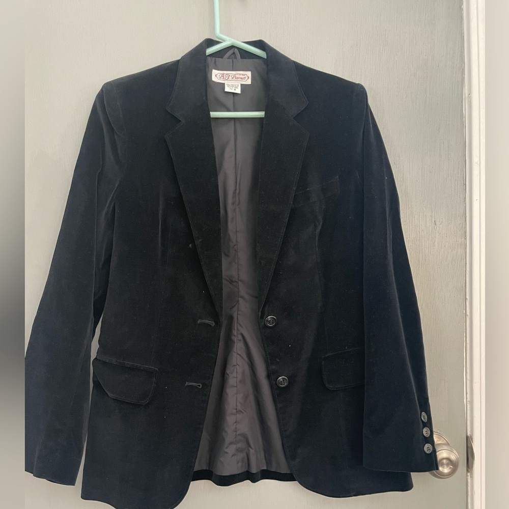 Black Velvet Blazer